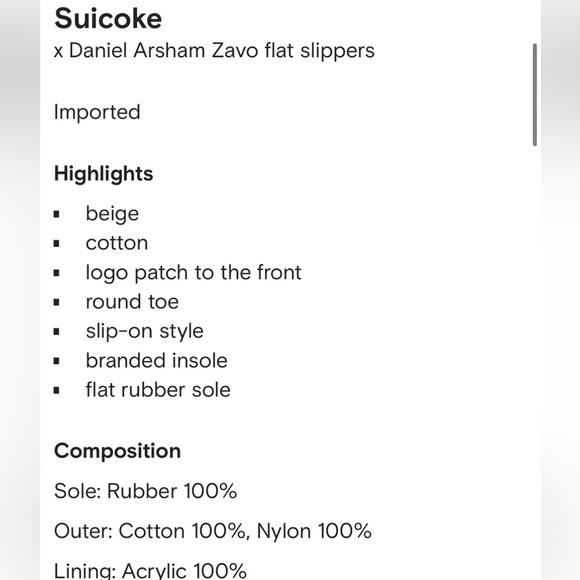New Suicoke Daniel Arsham Zavo Flat Slippers size 6 - Picture 4 of 15